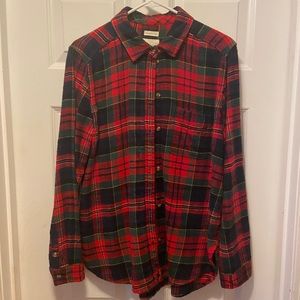 American Eagle Plaid Flannel Size Large